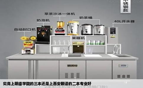 究竟上明德学院的三本还是上西安翻译的二本专业好