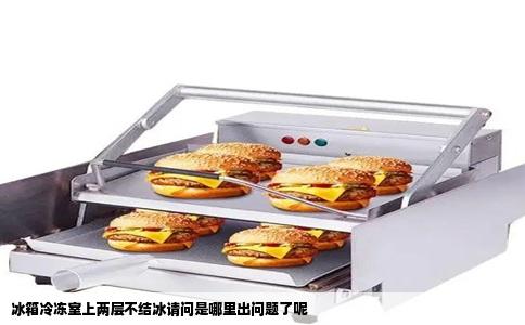 冰箱冷冻室上两层不结冰请问是哪里出问题了呢