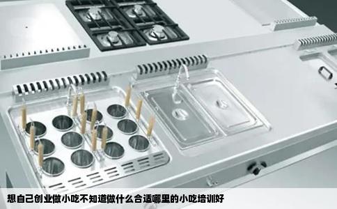 想自己创业做小吃不知道做什么合适哪里的小吃培训好