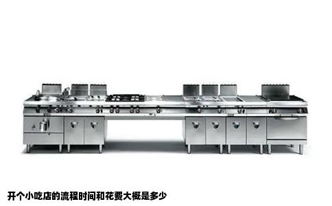 开个小吃店的流程时间和花费大概是多少
