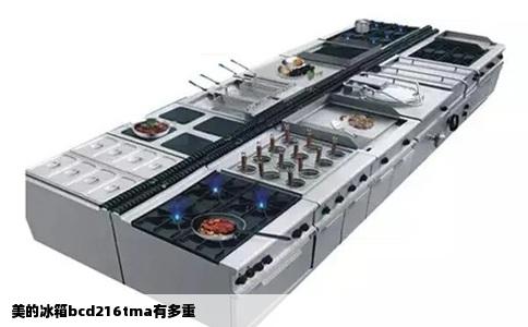 美的冰箱bcd216tma有多重