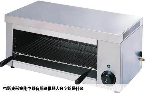 电影变形金刚中都有那些机器人名字都是什么