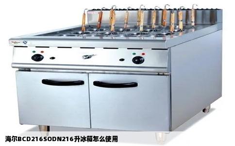 海尔BCD216SODN216升冰箱怎么使用