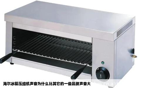 海尔冰箱压缩机声音为什么比其它的一些品牌声音大