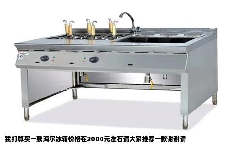 我打算买一款海尔冰箱价格在2000元左右请大家推荐一款谢谢请