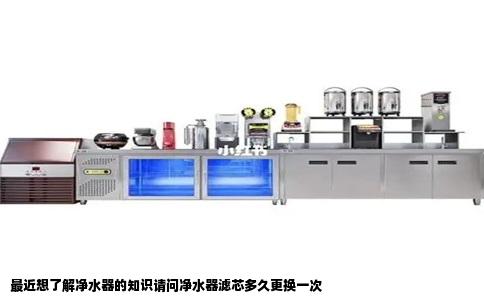 最近想了解净水器的知识请问净水器滤芯多久更换一次